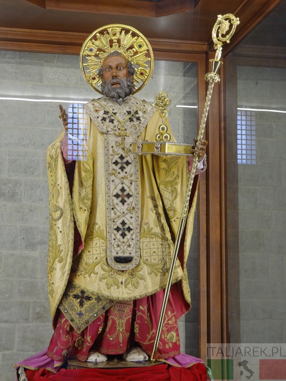Święty Mikołaj - figura procesyjna. Bari