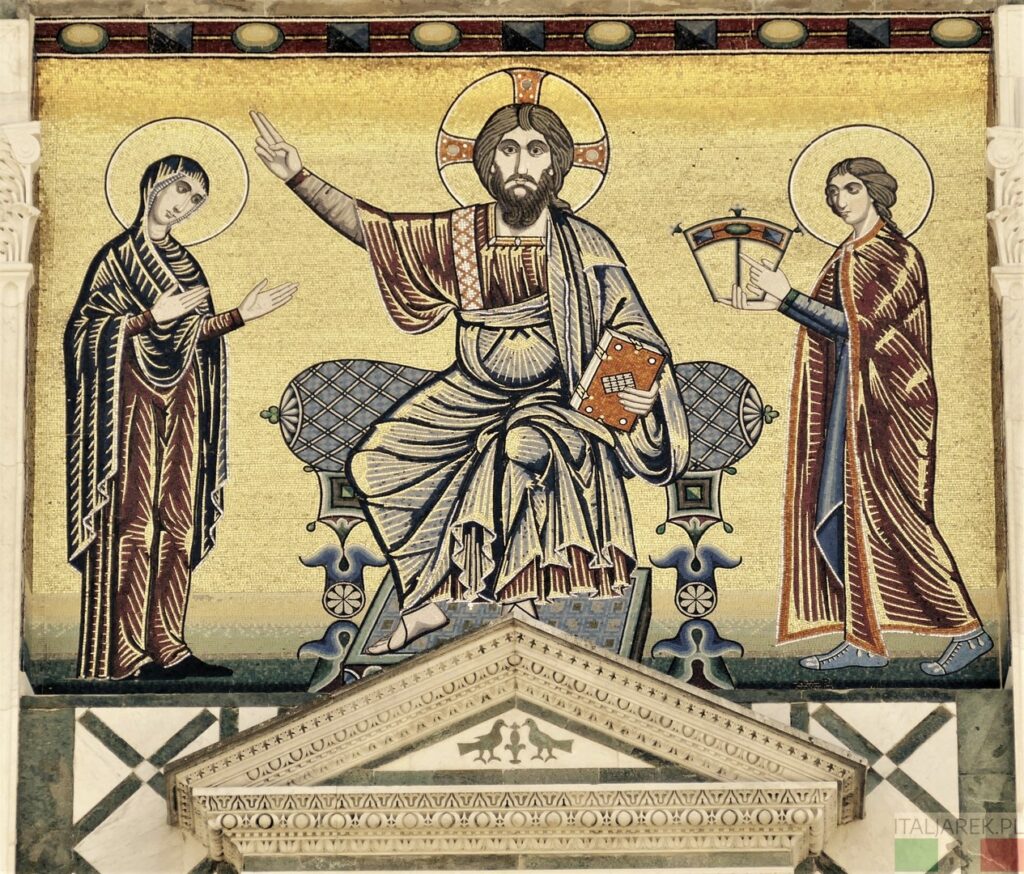 San MIniato - mozaika na fasadzie bazyliki