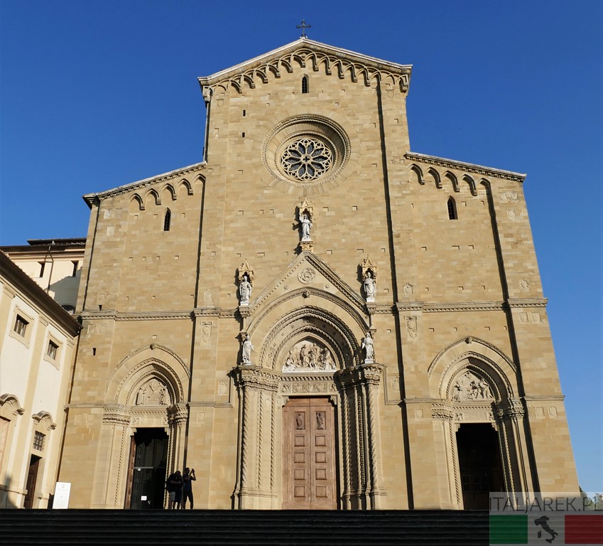 Cattedrale dei Santi Pietro e Donato - fasada ukończona w 1914 roku, Arezzo