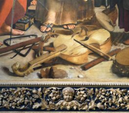 Ekstaza św. Cecylii - fragment, Rafael; św. Cecylia