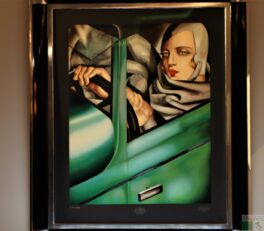 Tamara Łempicka - autoportret w zielonym Bugatti
