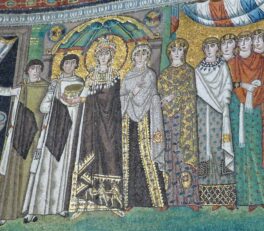 Bazylika San Vitale - cesarzowa Teodora - Rawenna mozaiki