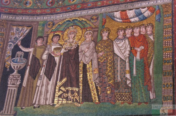 Rawenna bazylika San Vitale - orszak Teodory