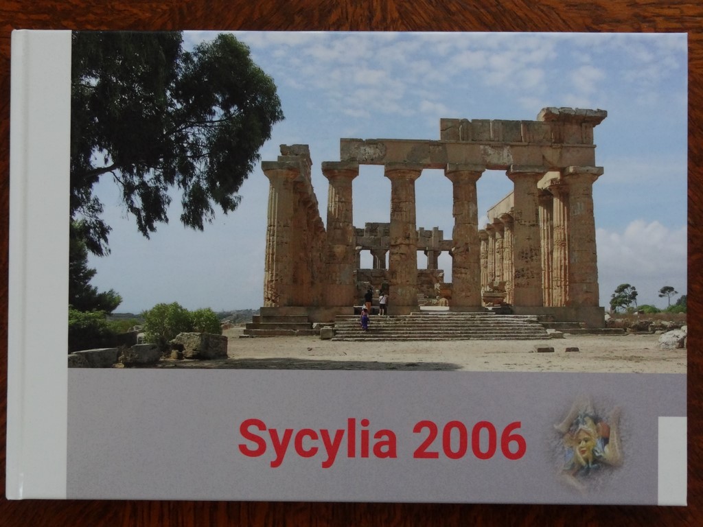 Fotoksiążka Sycylia okładka. Sycylijskie wspomnienia