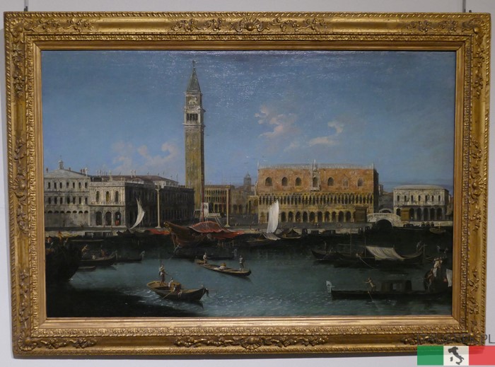 Canaletto, widok na Pałac Dożów w Wenecji - Museo Lia