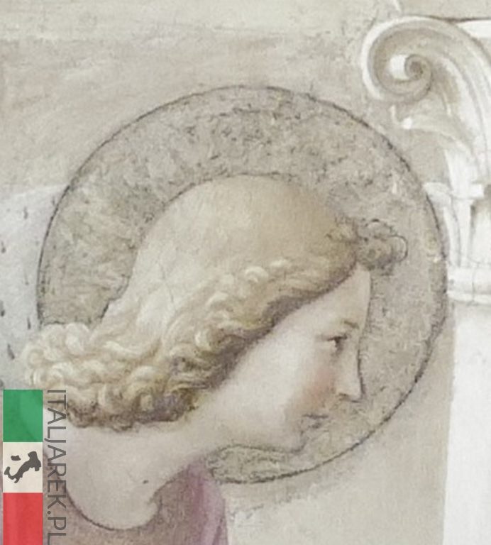 Fra Angelico,Zwiastowanie - fragment