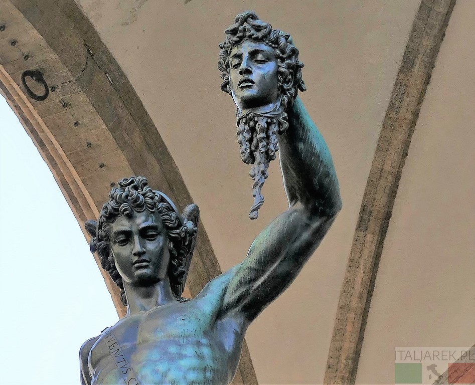 Florencja - Perseusz z głową Meduzy, B. Cellini