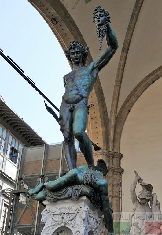 Perseusz z głową Meduzy, B. Cellini, Florencja