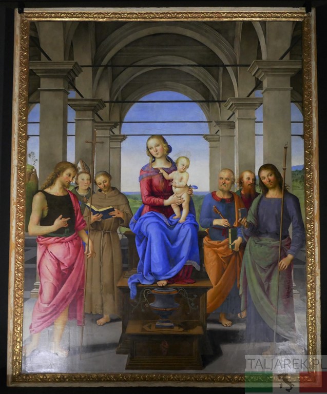 Madonna z Dzieciątkiem i świętymi, Pietro Perugino