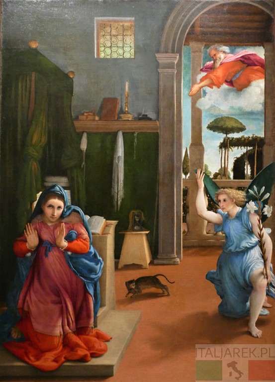 Lorenzo Lotto, Zwiastowanie, Recanati