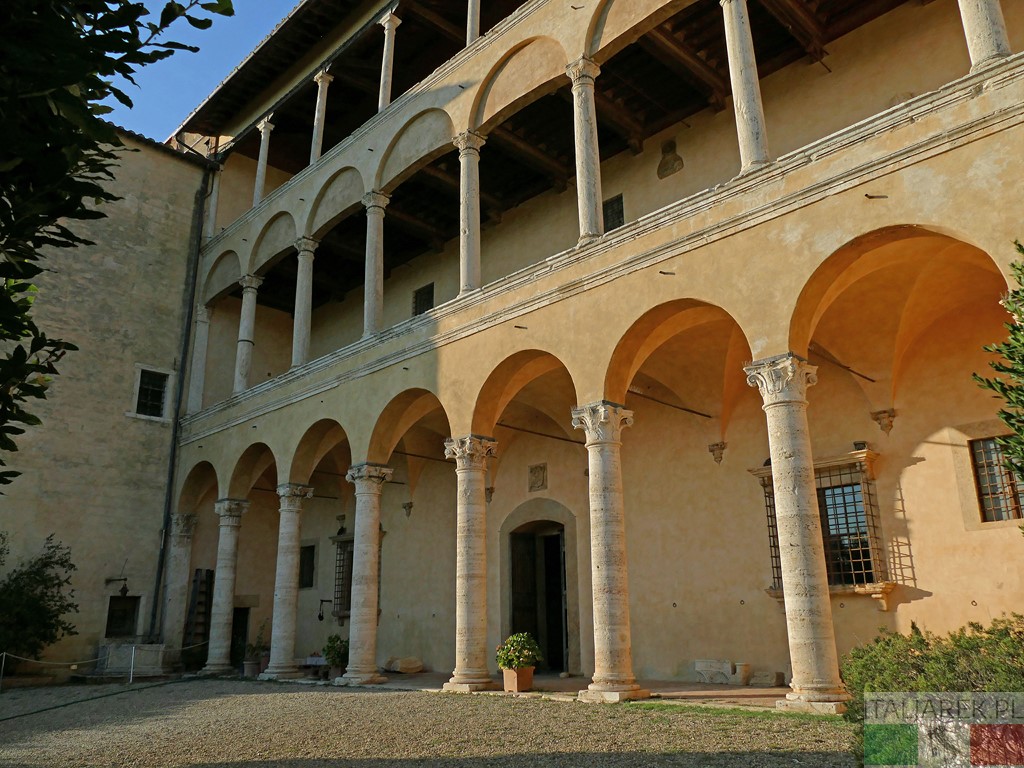 Palazzo Piccolomini od strony ogrodu