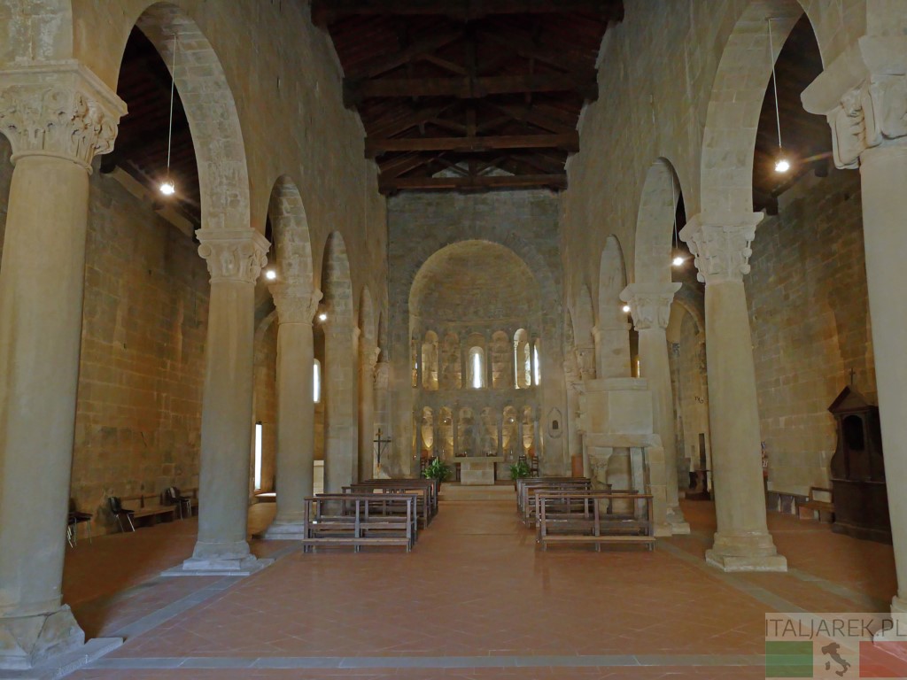 Pieve di San Pietro a Gropina - wnętrze kościoła