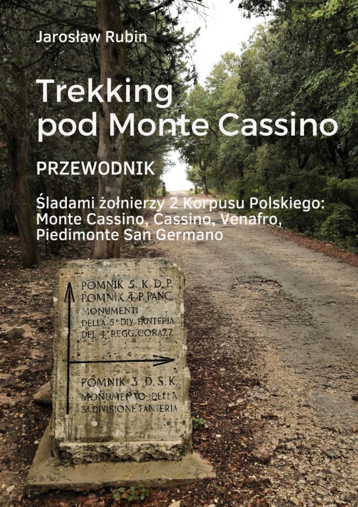 Przewodnik "Trekking pod Monte Cassino" - projekt okładki