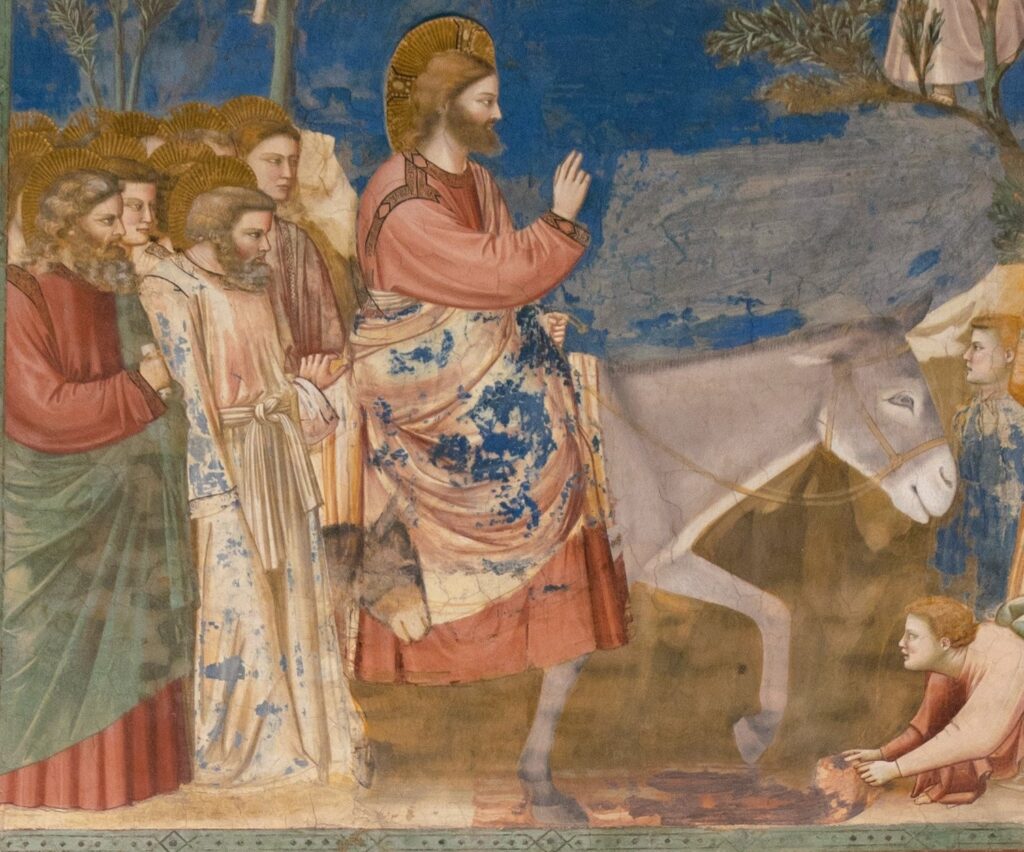 Giotto - Wjazd Chrystusa do Jerozolimy
