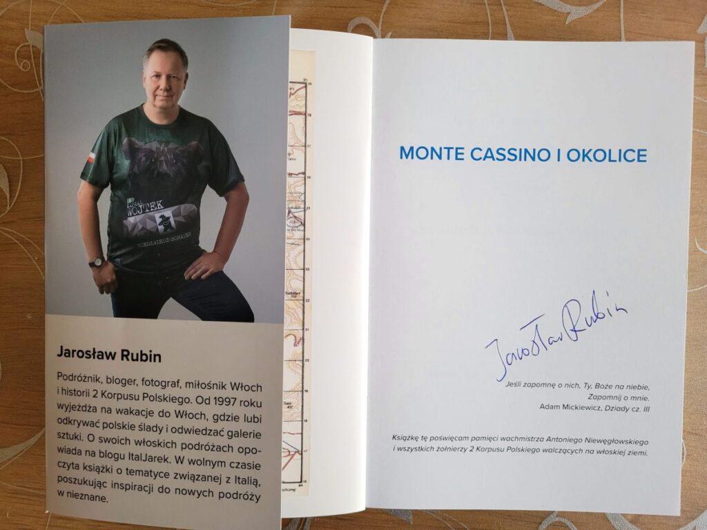 Monte Cassino i okolice - książka z autografem