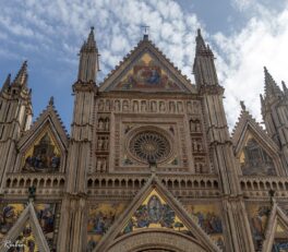 Katedra w Orvieto - fragment fasady