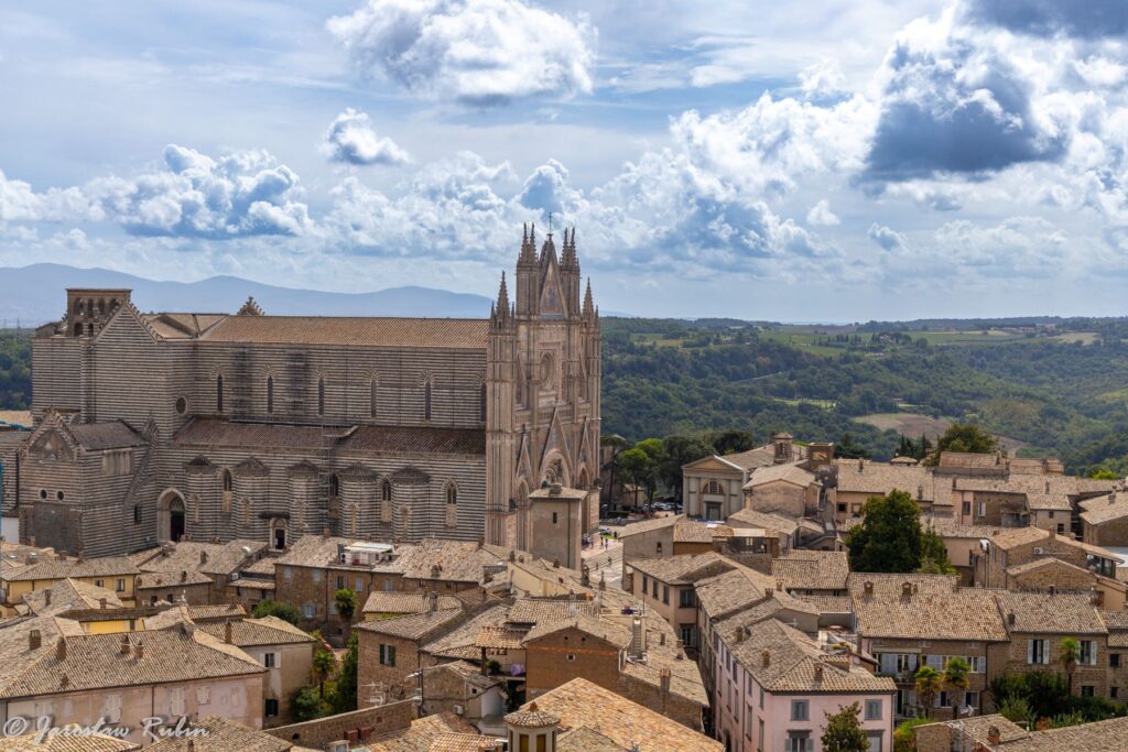 Katedra w Orvieto widok z Torre del Moro