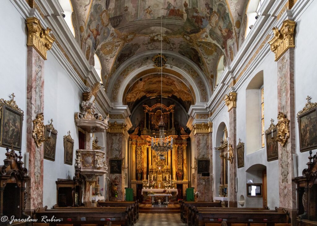 Wnętrze Santuario della Madonna di Pietralba