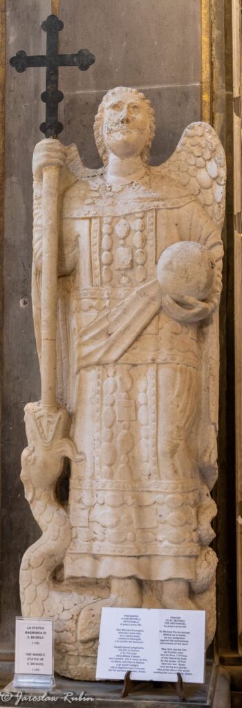 Badia a Passignano - św. Michał Archanioł zabijający smoka