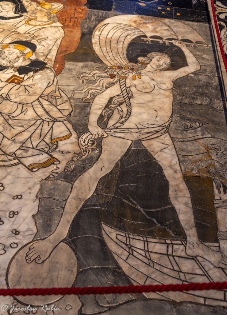 Katedra w Sienie, posadzka, Szczęście