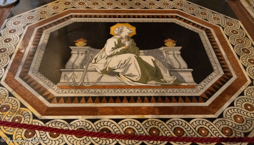 Siena - posadzka w katedrze