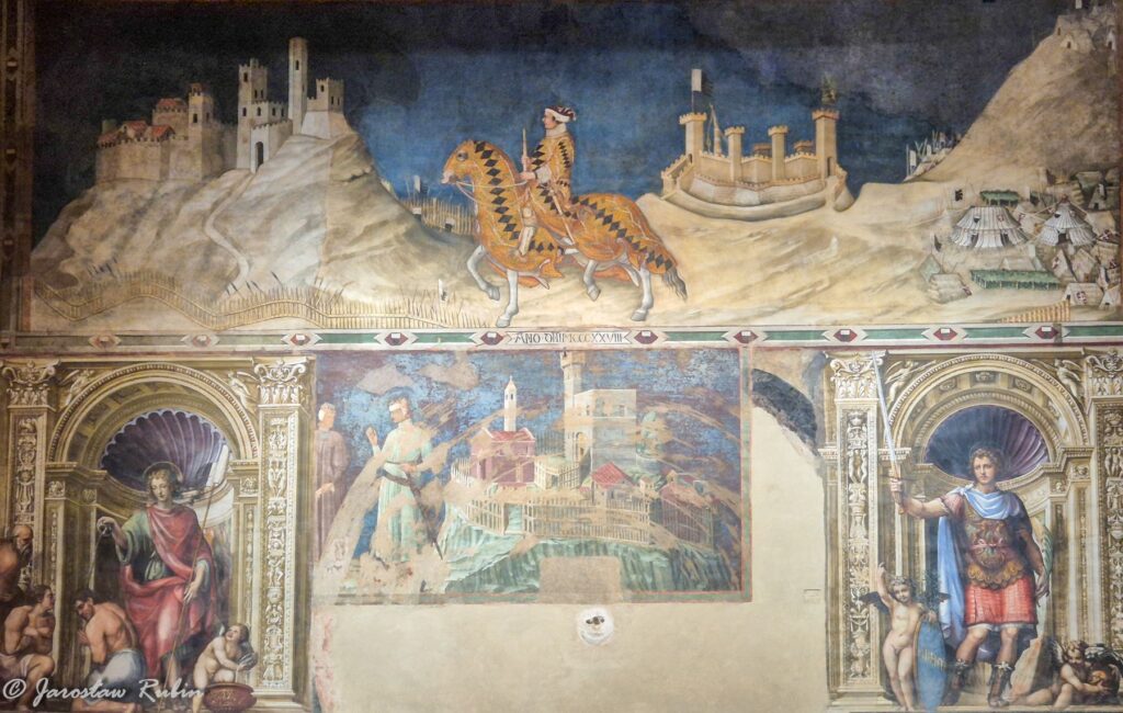 Guidoriccio da Fogliano podczas oblężenia Montemassi, Siena