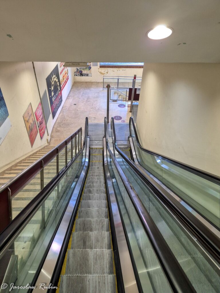 Siena - schody ruchome