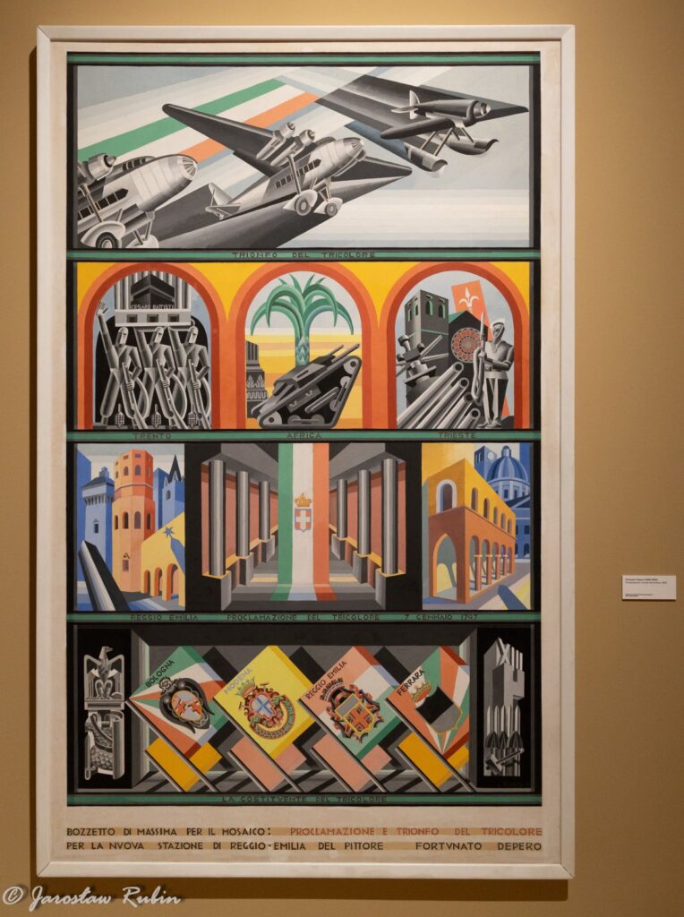F. Depero, Proclamazione e trionfo del tricolore
