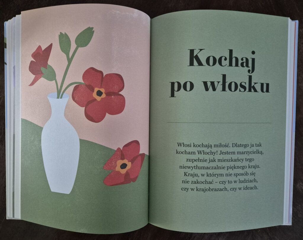 Moje refleksje po lekturze ksiażki „Po włosku. Jedzenie, miłość i codzienność w stylu la dolce vita”, której autorką jest Maria Pasquale.