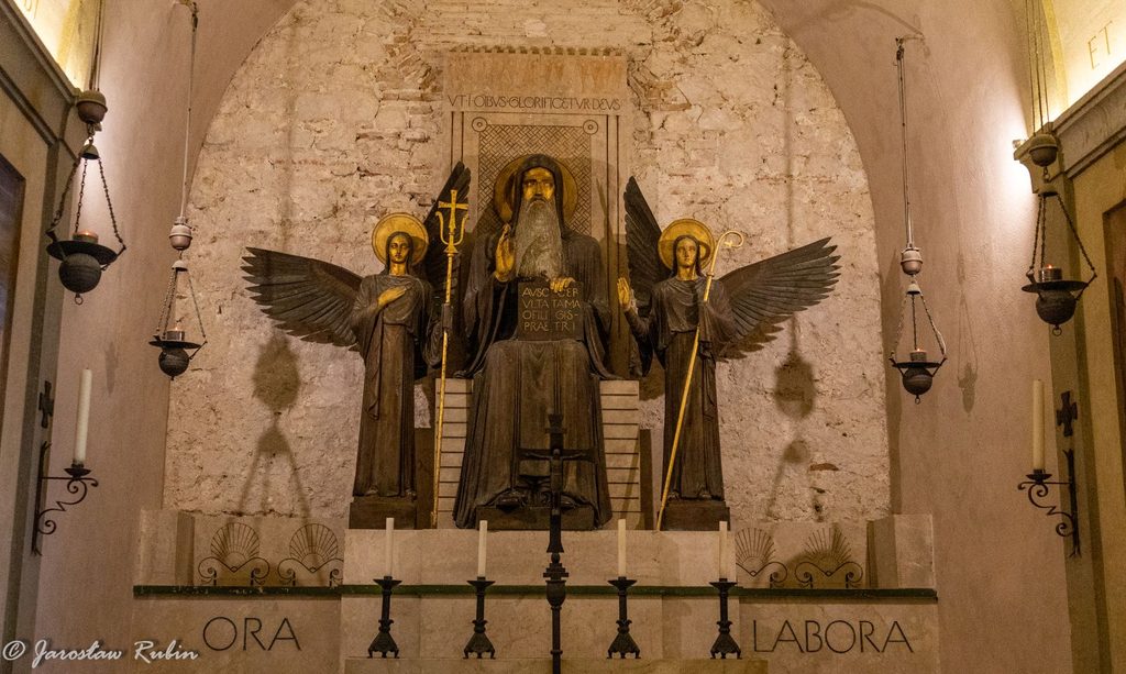 Cela św. Benedykta na Monte Cassino